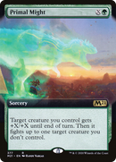 Primal Might (Extended Art) (M21-377) [Core Set 2021] Foil