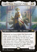 Light-Paws, Emperor's Voice (Extended Art) (NEO-439) [Kamigawa: Neon Dynasty] Foil