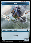 Bird (TBLC-011) [Bloomburrow Commander Tokens] Foil