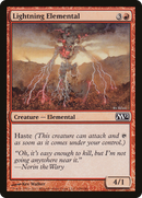 Lightning Elemental (M12-149) [Magic 2012] Foil