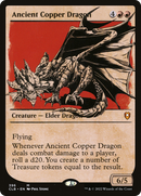 Ancient Copper Dragon (Showcase) (CLB-396) [Commander Legends: Battle for Baldur's Gate] Foil