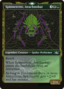 Spinnerette, Arachnobat (Showcase) (Galaxy Foil) (UNF-522) [Unfinity] Foil