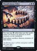 Blasphemous Edict (PRE-057) [Foundations Promos] Foil