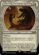 Boromir, Warden of the Tower (Showcase) (LTR-302) (Borderless) [The Lord of the Rings: Tales of Middle-earth] Foil