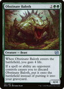 Obstinate Baloth (BRO-187) [The Brothers' War] Foil