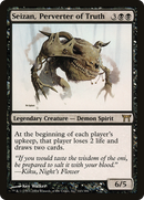 Seizan, Perverter of Truth (CHK-143) [Champions of Kamigawa] Foil