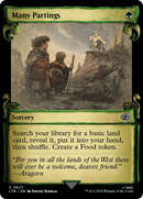 Many Partings (Showcase Scrolls) (LTR-627) [The Lord of the Rings: Tales of Middle-earth] Foil