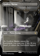 Godless Shrine (Borderless) (CLU-276) [Ravnica: Clue Edition] Foil