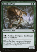 Pestilent Wolf (MID-192) [Innistrad: Midnight Hunt]