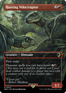Hunting Velociraptor (Borderless) (REX-004) [Jurassic World Collection] Foil