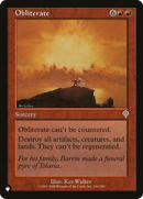 Obliterate (LIST-INV-156) [The List]