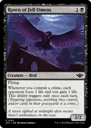 Raven of Fell Omens (OTJ-101) [Outlaws of Thunder Junction]