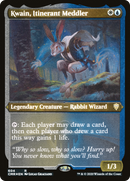 Kwain, Itinerant Meddler (Foil Etched) (CMR-604) [Commander Legends] Etched Foil