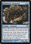 Brackwater Elemental (CON-021) [Conflux] Foil
