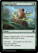 Staggering Size (LCI-214) [The Lost Caverns of Ixalan] Foil