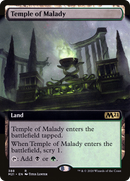 Temple of Malady (Extended Art) (M21-388) [Core Set 2021] Foil
