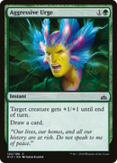 Aggressive Urge (RIX-122) [Rivals of Ixalan] Foil