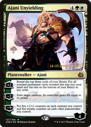 Ajani Unyielding (PRE-127) [Aether Revolt Promos] Foil