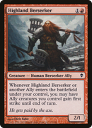 Highland Berserker (ZEN-132) [Zendikar] Foil