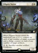 Filigree Vector (Extended Art) (MOC-102) [March of the Machine Commander] Foil