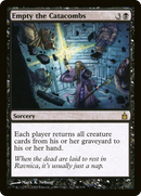 Empty the Catacombs (RAV-086) [Ravnica: City of Guilds] Foil