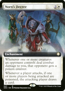 Norn's Decree (Extended Art) (ONC-047) [Phyrexia: All Will Be One Commander]