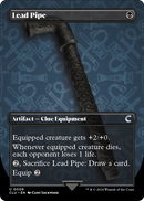 Lead Pipe (Borderless) (CLU-009) [Ravnica: Clue Edition]