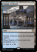 Temple of Deceit (WOC-170) [Wilds of Eldraine Commander]