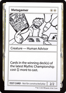 Metagamer (No PW Symbol) (CMB1-008) [Mystery Booster Playtest Cards 2021]