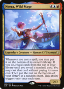 Neera, Wild Mage (CLB-288) [Commander Legends: Battle for Baldur's Gate] Foil