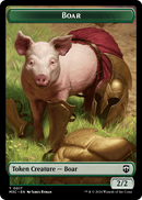 Boar (TM3C-017) [Modern Horizons 3 Commander Tokens]