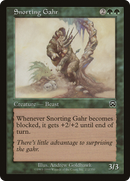 Snorting Gahr (MMQ-272) [Mercadian Masques]