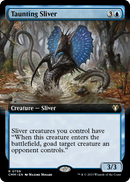 Taunting Sliver (Extended Art) (CMM-759) [Commander Masters]