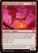 Shivan Branch-Burner (MOM-165) [March of the Machine] Foil