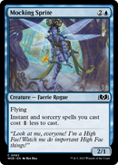 Mocking Sprite (WOE-062) [Wilds of Eldraine] Foil
