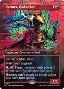 Hazoret, Godseeker (Borderless) (DFT-347) [Aetherdrift] Foil