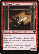 Weary Prisoner (VOW-184) [Innistrad: Crimson Vow] Foil