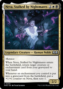 Neva, Stalked by Nightmares (WOE-209) [Wilds of Eldraine] Foil