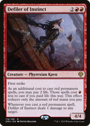 Defiler of Instinct (PPDMU-119) [Promo Pack: Dominaria United Promos] Foil