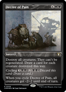 Decree of Pain (Foil Etched) (CMM-508) [Commander Masters] Foil