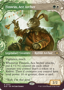 Finneas, Ace Archer (Showcase) (BLB-330) (Borderless) [Bloomburrow] Foil