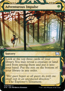 Adventurous Impulse (STA-049) (Showcase) (Borderless) [Strixhaven Mystical Archive]