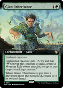Giant Inheritance (Extended Art) (WOC-053) [Wilds of Eldraine Commander]