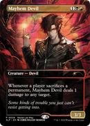 Mayhem Devil (SLP-028) (Borderless) [Secret Lair Showdown] Foil