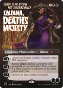 Liliana, Death's Majesty (SLD-232) (Borderless) [Secret Lair Drop] Foil