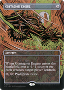 Contagion Engine (Textured Foil) (OTP-078) (Borderless) [Breaking News] Foil