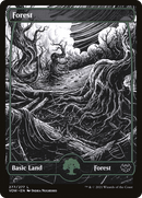Forest (VOW-277) (Showcase) [Innistrad: Crimson Vow] Foil
