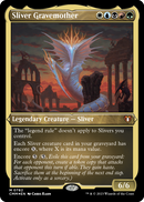 Sliver Gravemother (Display Commander) (Foil Etched) - Thick Stock (CMM-782) [Commander Masters] Foil