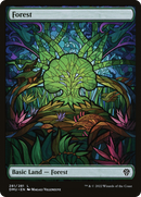 Forest (Showcase) (DMU-281) [Dominaria United] Foil
