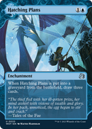 Hatching Plans (WOT-020) (Showcase) (Borderless) [Wilds of Eldraine: Enchanting Tales] Foil